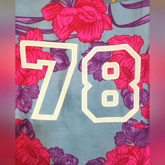 Rare Versace ACID BOUQUET Silk printed Men's Jersey Size 44 - Picture 5 of 11